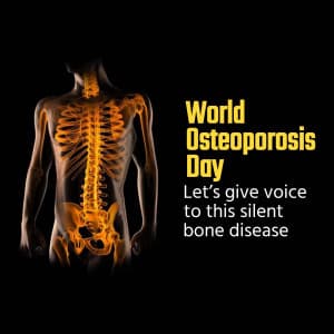 World Osteoporosis Day event advertisement