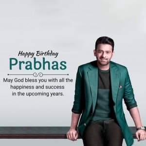 Prabhas Birthday event poster