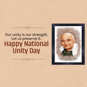 National Unity Day poster Maker