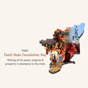 Tamil Nadu Foundation Day illustration