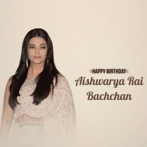 Aishwarya rai bachchan birthday graphic