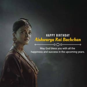 Aishwarya rai bachchan birthday creative image