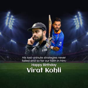 Virat Kohli Birthday Instagram Post