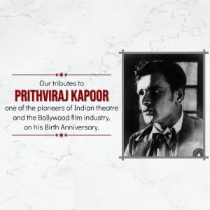 Prithviraj Kapoor Jayanti creative image