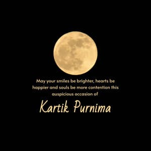 Kartik Purnima marketing flyer