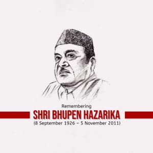 Bhupen Hazarika Punyatithi Instagram Post