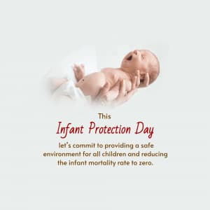 Infant Protection Day advertisement banner