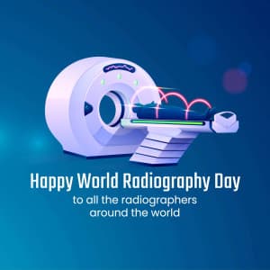 International Day of Radiology marketing poster