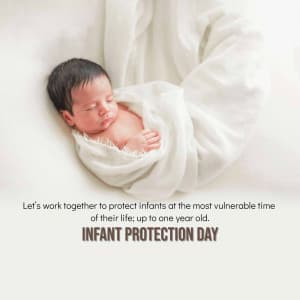 Infant Protection Day marketing flyer