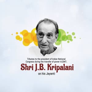 J. B. Kripalani Jayanti video