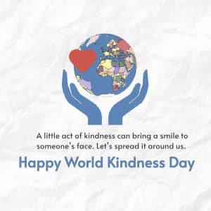World Kindness Day Facebook Poster