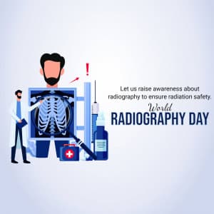 International Day of Radiology marketing flyer