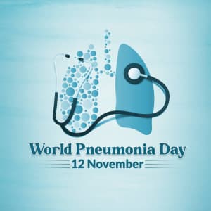 World Pneumonia Day creative image
