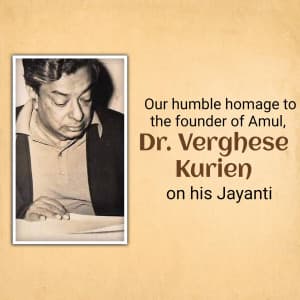 Verghese Kurien Jayanti Instagram Post