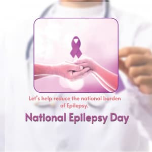 National Epilepsy Day advertisement banner