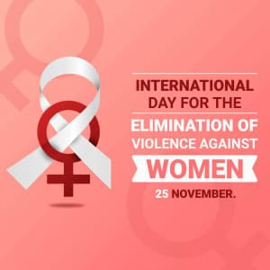 International Day for the Elimination of Violence against Women ad post