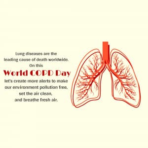 World COPD day marketing poster