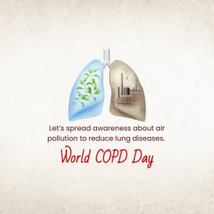 World COPD day graphic