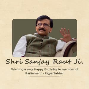 Sanjay rajaram raut birthday image