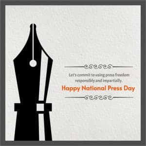National Press Day poster