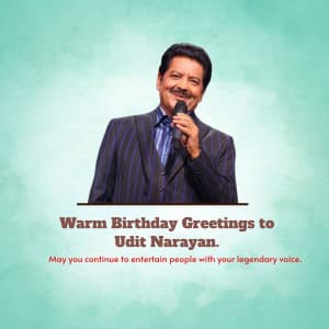 Udit Narayan Birthday Instagram Post