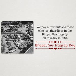 Bhopal Gas Tragedy Day Instagram Post