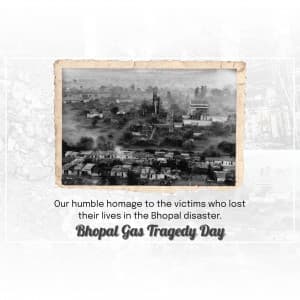 Bhopal Gas Tragedy Day poster Maker