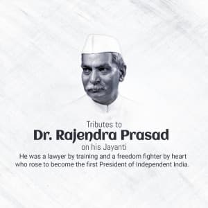 Dr. Rajendra Prasad Jayanti poster Maker