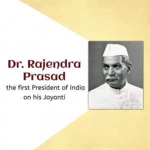 Dr. Rajendra Prasad Jayanti event advertisement