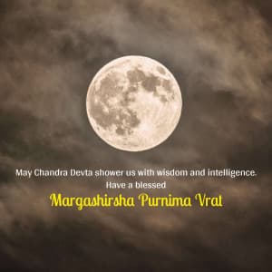 Margashirsha Purnima Vrat event advertisement