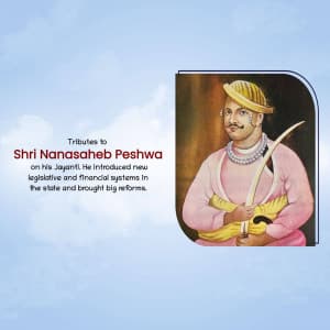 Nanasaheb Peshwa Jayanti Instagram Post