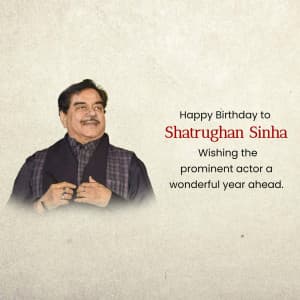 Shatrughan Sinha Birthday Instagram Post