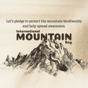 International Mountain Day graphic