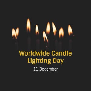 Worldwide Candle Lighting Day Instagram Post