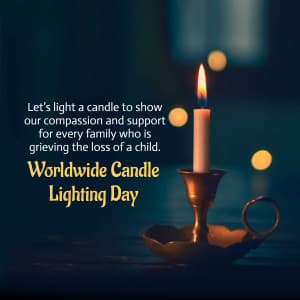 Worldwide Candle Lighting Day poster Maker