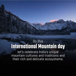 International Mountain Day poster Maker