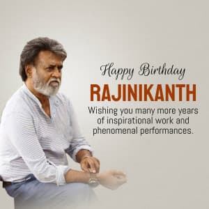 Rajinikanth Birthday Instagram Post