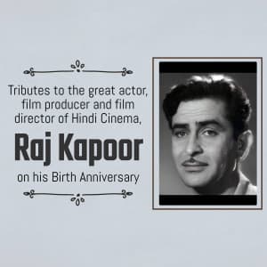 Raj Kapoor Jayanti graphic