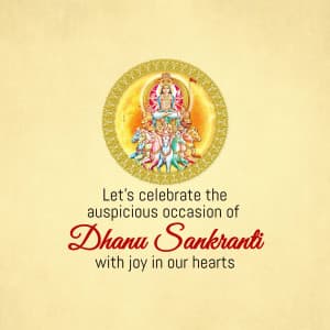 Dhanu Sankranti marketing poster