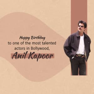 Anil Kapoor Birthday marketing poster