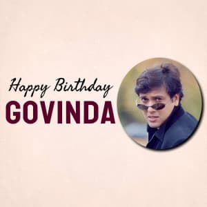 Govinda Birthday graphic