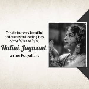 Nalini Jaywant Punyatithi creative image