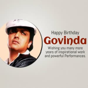 Govinda Birthday poster Maker