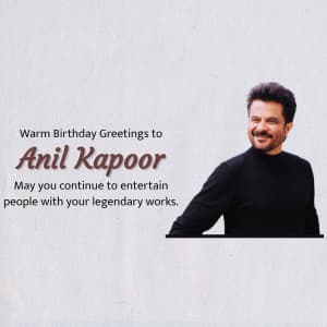 Anil Kapoor Birthday graphic