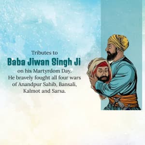 Baba Jiwan Singh Martyrdom Day Instagram Post