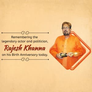 Rajesh Khanna Janm Jayanti marketing poster