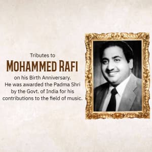 Mohammed Rafi Birth Anniversary image