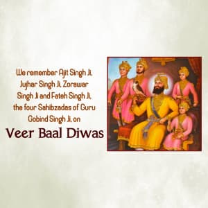 Veer Bal Diwas Instagram Post