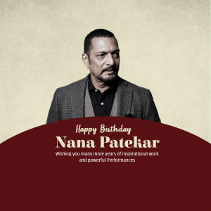 Nana Patekar Birthday Instagram Post