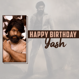 Yash Birthday Instagram Post